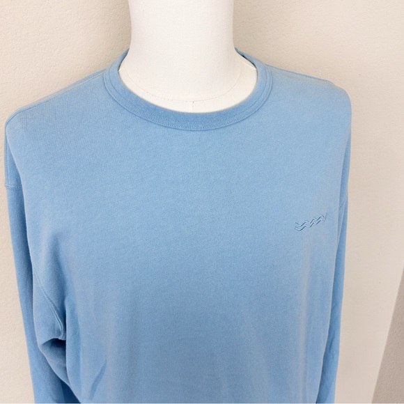 Fair Harbor Men’s Saltaire Crewneck sweatshirt | baby blue | XL - Picture 3 of 10